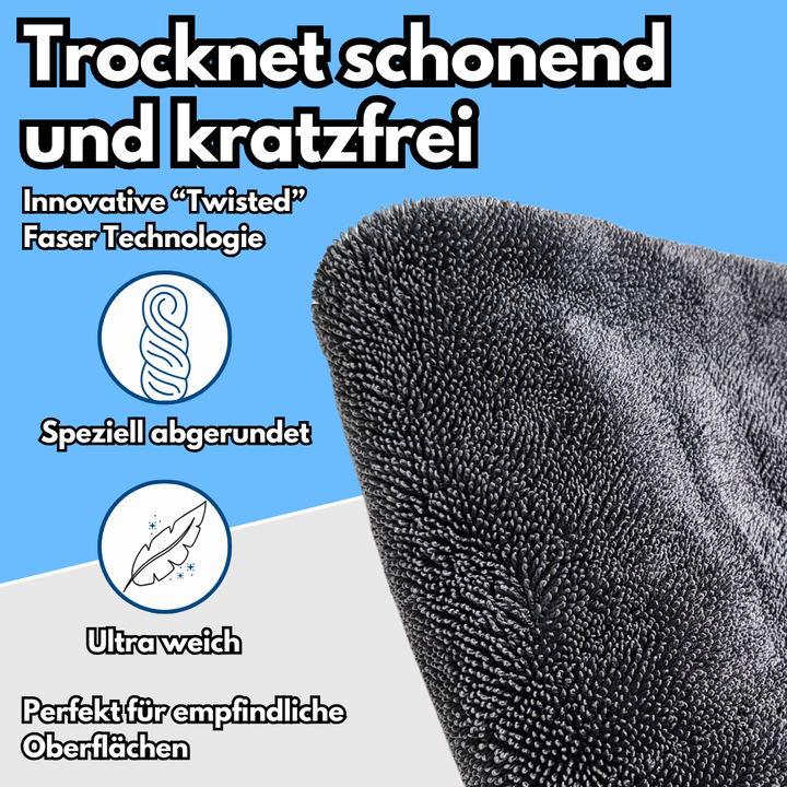 Magnet Kennzeichenhalter + Trockentuch XXL 1400 GSM