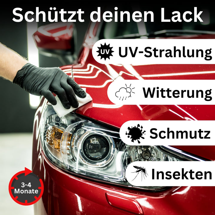 Keramik Lackversiegelung + 2 Tücher Sparbundle - Schutz und Glanz für deinen Lack