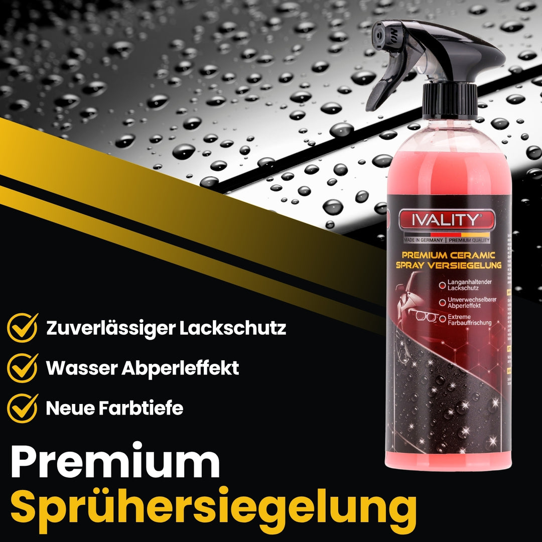 Keramik Lackversiegelung + 2 Tücher Sparbundle - Schutz und Glanz für deinen Lack