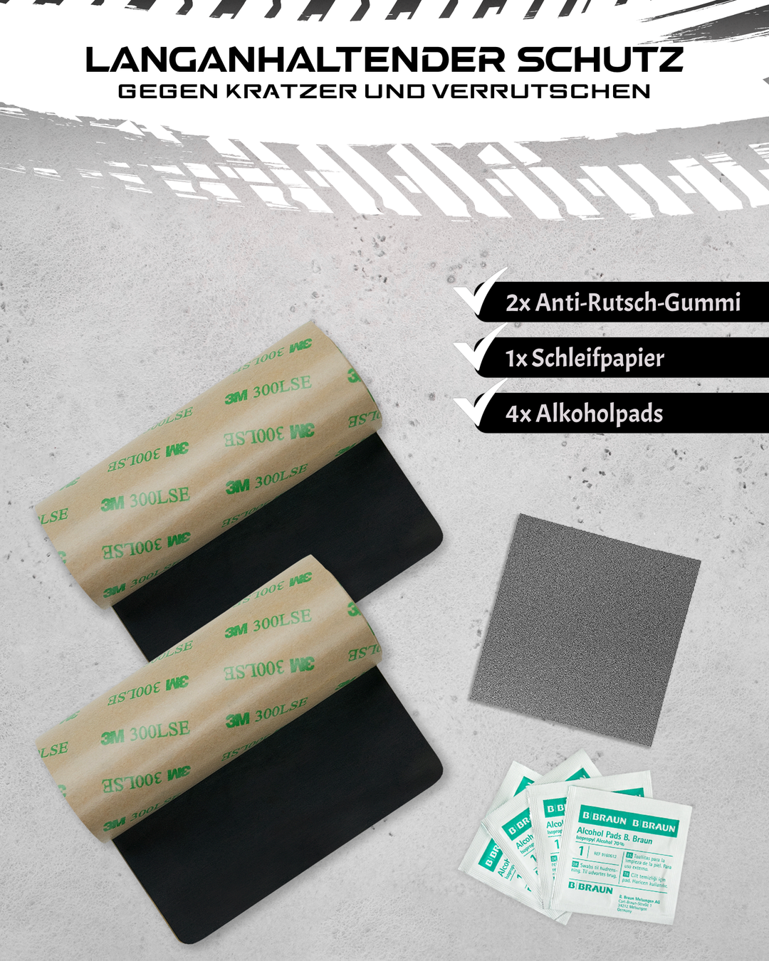 IVALITY Gummischutz - 100% Clean Erweiterung:  2x extra Gummischutz
